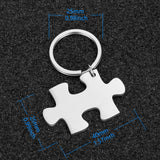 Porte-Clé Couple Puzzle