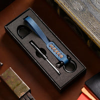Porte-clés et trousse de charge Nathan en cuir véritable T997 Porte-clés et trousse de charge Nathan en cuir véritable T997