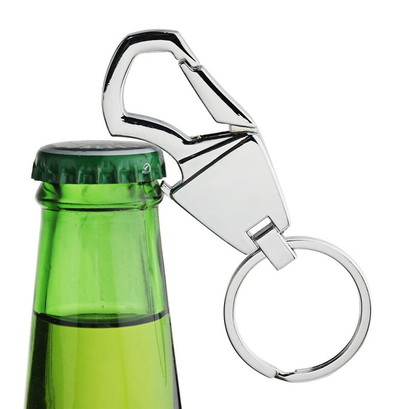 Porte-clés Personnalisé 18-70 Ans Avec Décapsuleur - Cadeau Anniversaire Original Pour Homme Et Femme - Acier Inoxydable