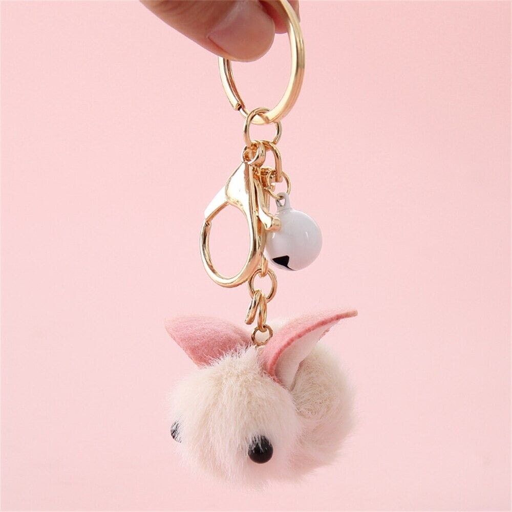 Fur Rabbit Key Ring | The House of the Keychain – La Maison du Porte-Clé