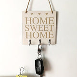 accroche Clé Mural Home Sweet Home
