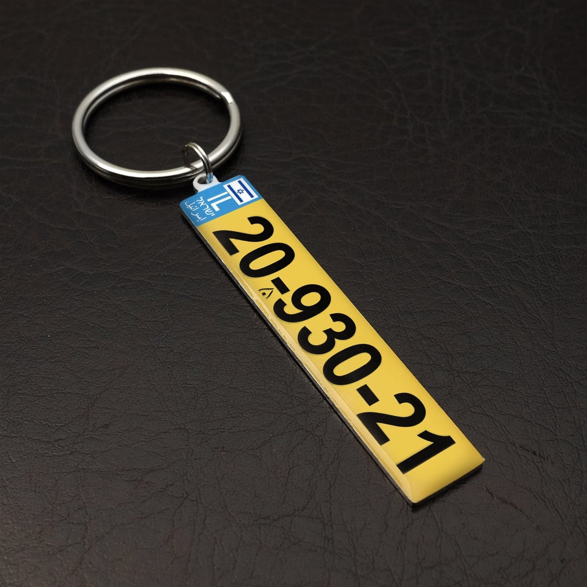 Porte-Clés Plaque Immatriculation Française Personnalisée - Métal Premium Idée Cadeau Voiture