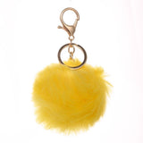 Porte-Clé Pompon jaune