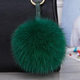 Porte-Clé Gros Pompon vert