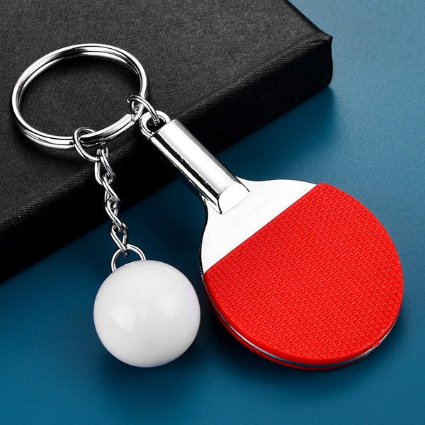 Lot De 3 Porte-clés Raquette De Tennis - Acier Inoxydable - Cadeau Pour Amateurs De Sport - 4