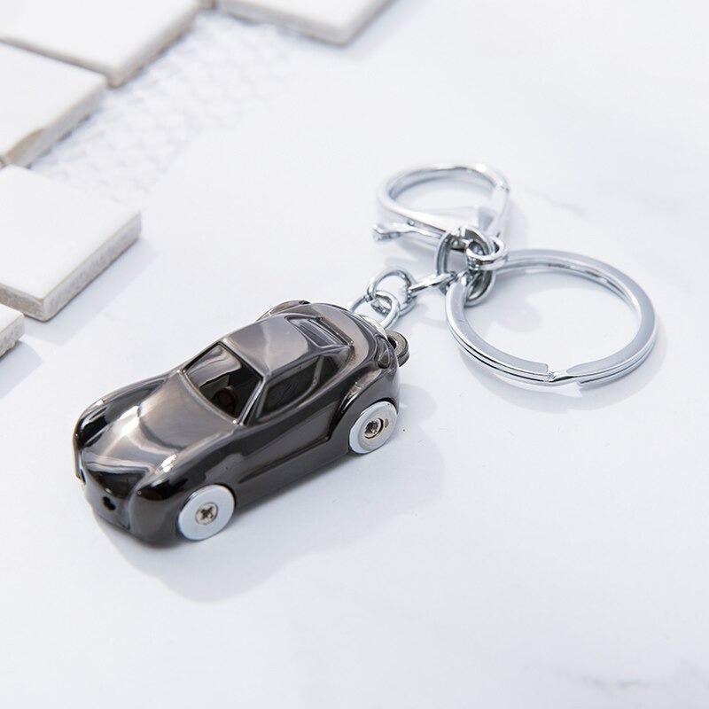 Porte-clés Voiture En Alliage De Zinc - 2 Pièces - Design élégant - Longueur 10 Cm - Cadeau Pour Hommes Et Femmes